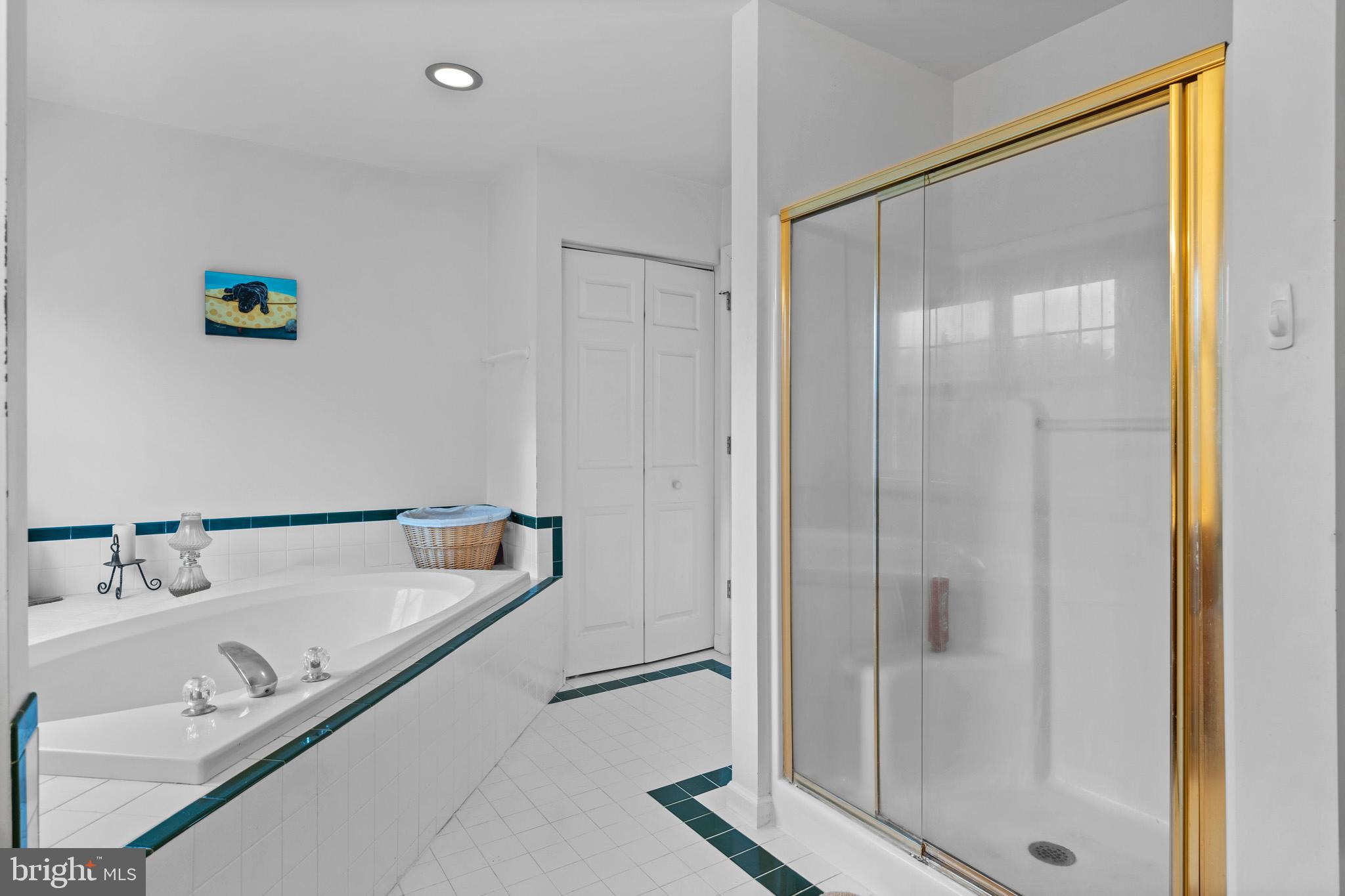 7950 Hampton Way Owings, MD 20736 - Photo 33 of 48 a bathroom with a tub and a shower