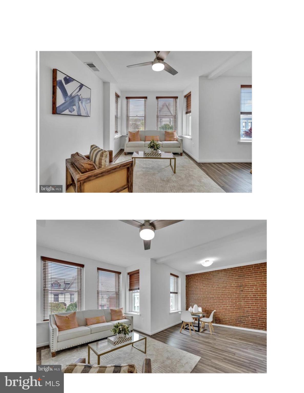 1838 4th Street Northwest, Unit 2A Washington, DC 20001 - Photo 4 of 16 a living room with furniture and a table