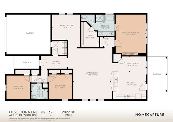 $320,000 | 11323 Cora Lane, Willis, TX 77318
