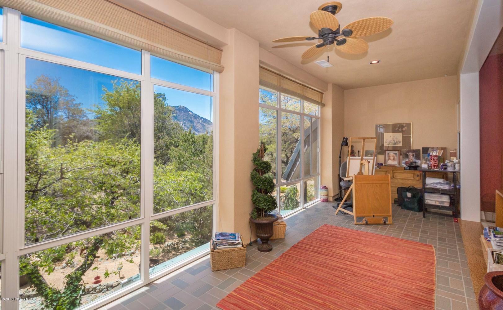 2535 West Bard Ranch Road Prescott, AZ 86305 - Photo 18 of 39 Granite Mtn Views off Sunny Arizona Room