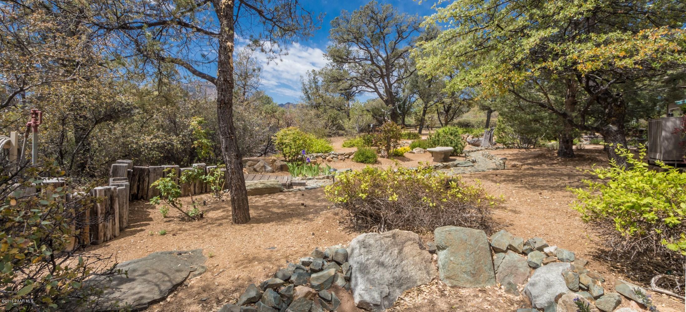 2535 West Bard Ranch Road Prescott, AZ 86305 - Photo 29 of 39 Mature Lush Landscape