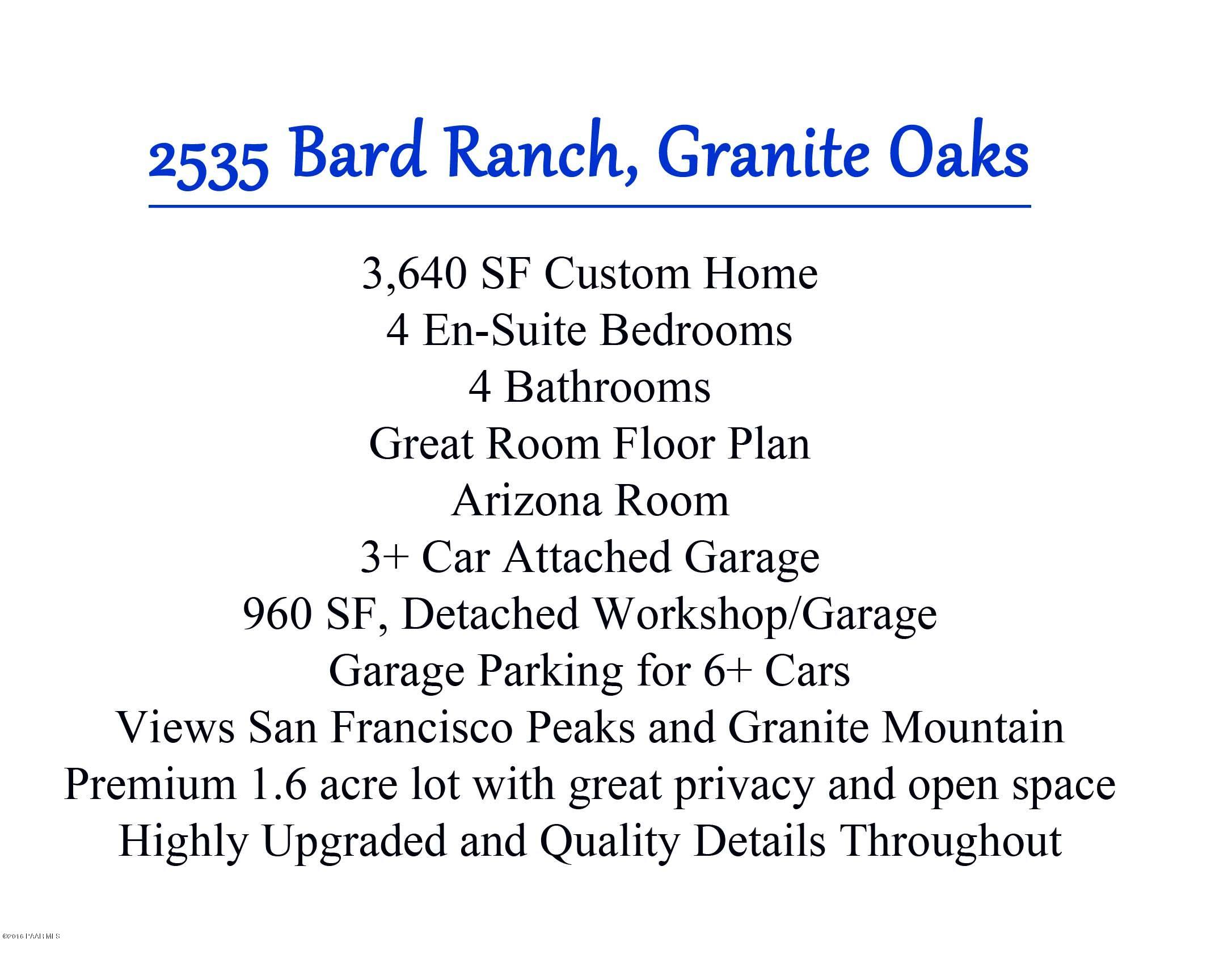 2535 West Bard Ranch Road Prescott, AZ 86305 - Photo 39 of 39 House Details