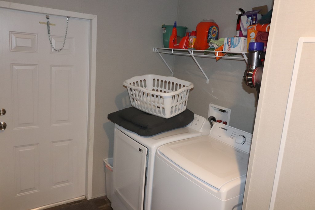 20120 Other Rocksprings, TX 78880 - Photo 14 of 22 a utility room with dryer and washer