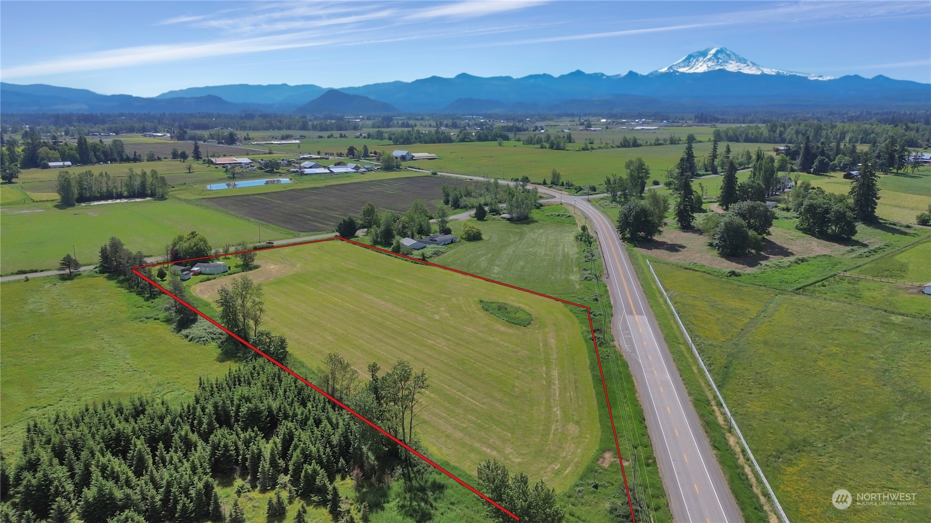 43205 196th Avenue Southeast Enumclaw, WA 98022 - Photo 28 of 30 an aerial view of a residential houses with outdoor space and river