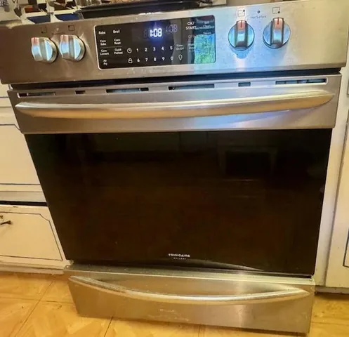 a close view of appliances