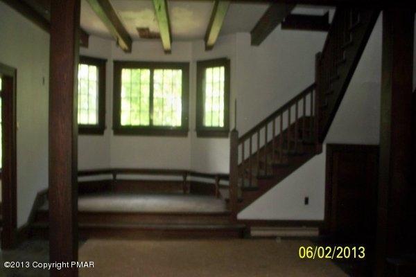 Hc1-box112 Stricklands Road Mount Pocono, PA 18344 - Photo 2 of 9 Living room w/Wood burning Fireplace