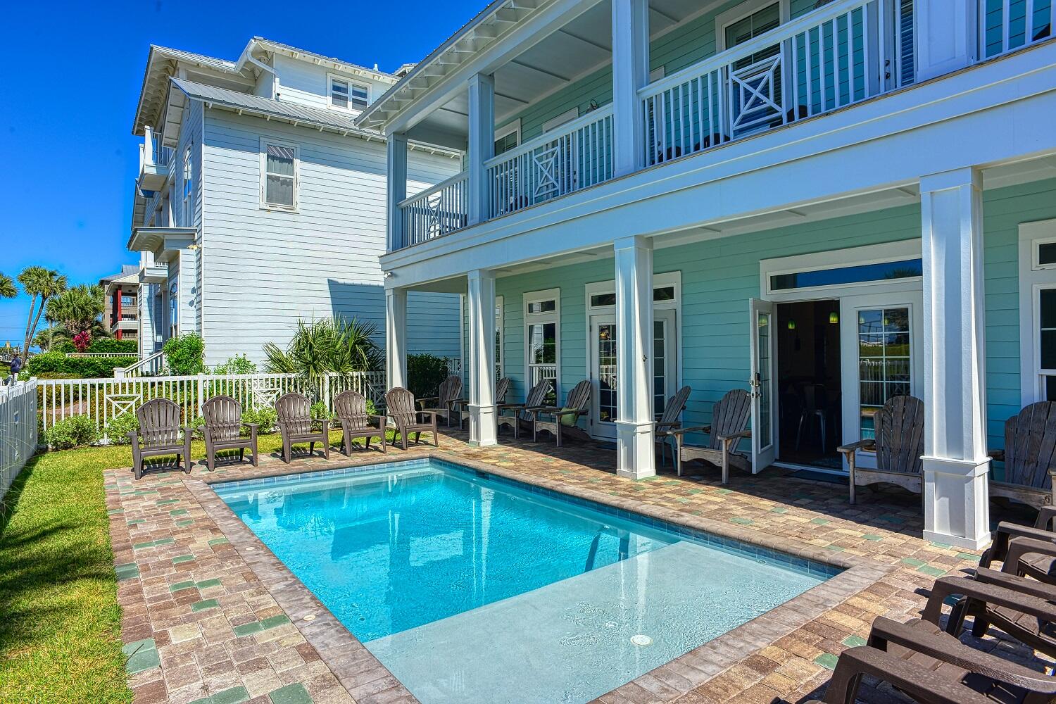 4488 Ocean View Drive Destin, FL 32541 - Photo 6 of 23 a view of a house with a swimming pool