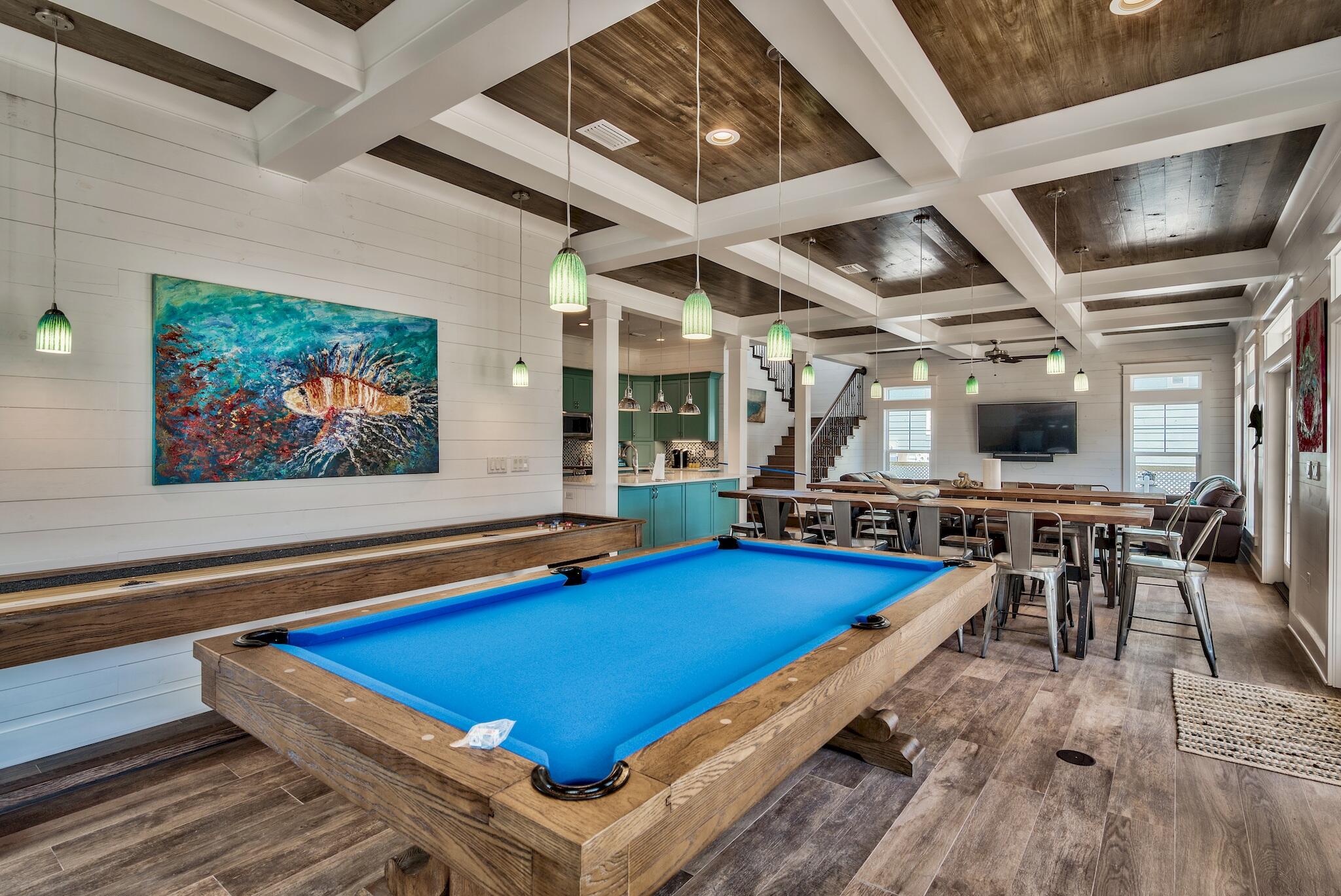 4488 Ocean View Drive Destin, FL 32541 - Photo 9 of 23 a room with furniture pool table flat screen tv and a chandelier