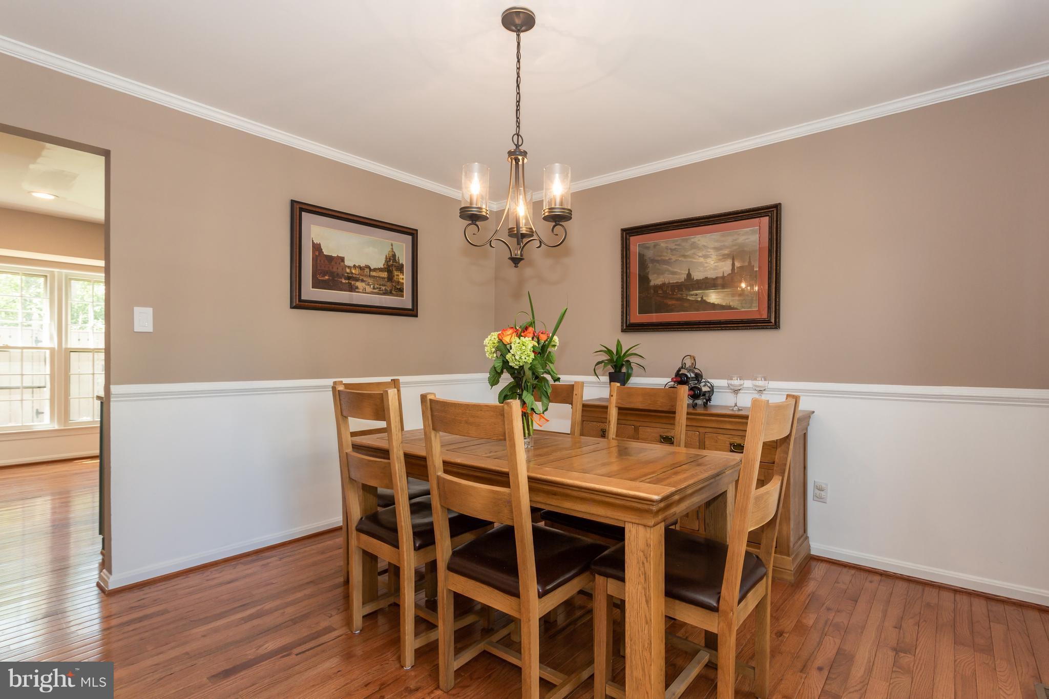 2074 Cobblestone Lane Reston, VA 20191 - Photo 12 of 30 Dining Room with direct access to the Kitchen
