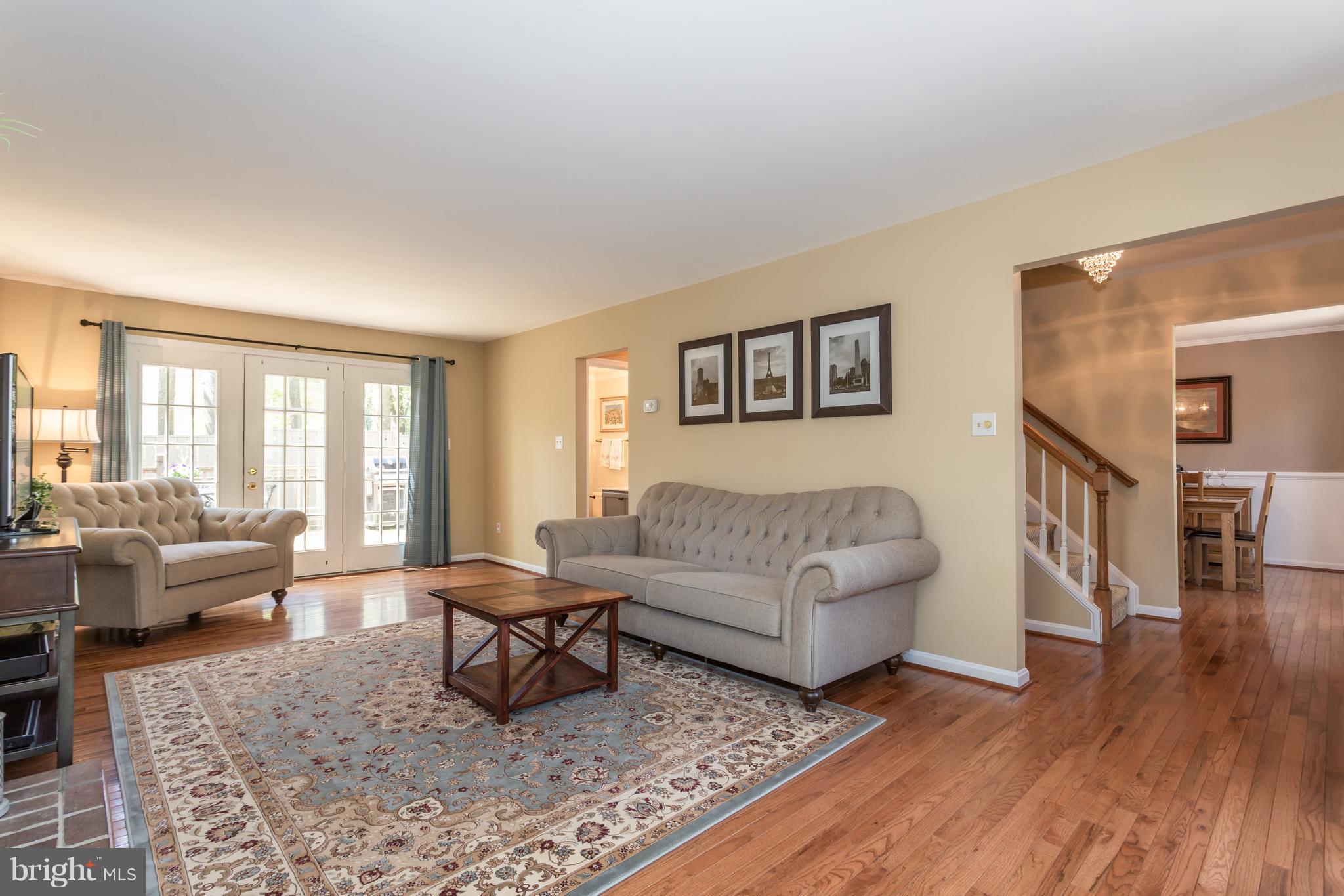 2074 Cobblestone Lane Reston, VA 20191 - Photo 5 of 30 Family Room featuring shining hardwood floors