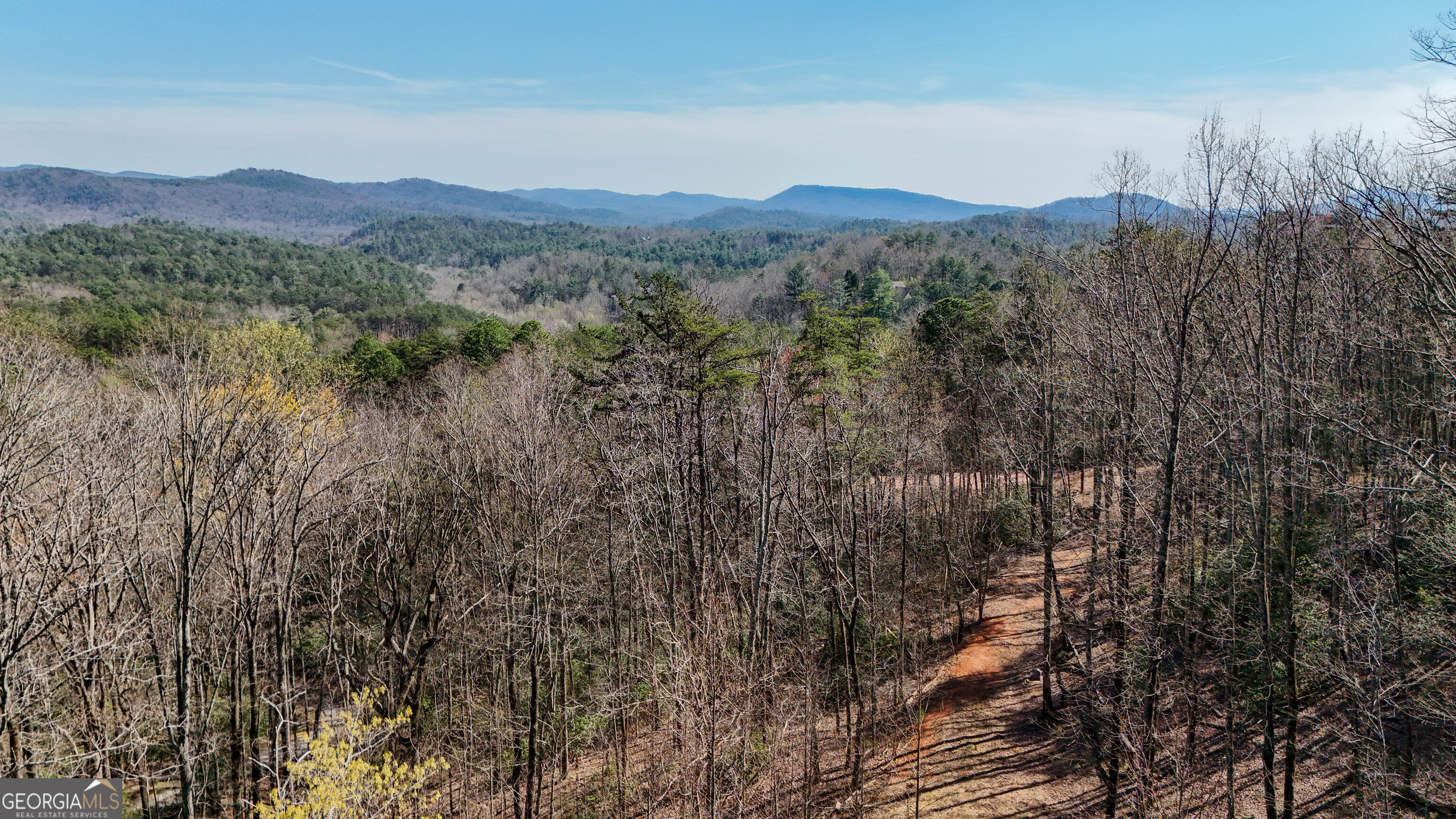 6 Chimney Mountain Road Sautee Nacoochee, GA 30571 - Photo 28 of 72 a view of a lush green forest with mountains in the background