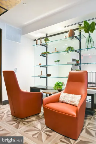 a view of terrace and city view