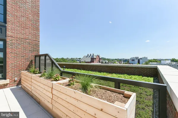 a view of swimming pool with a yard and a garden