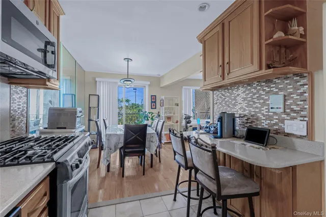 a view of a balcony with an outdoor space