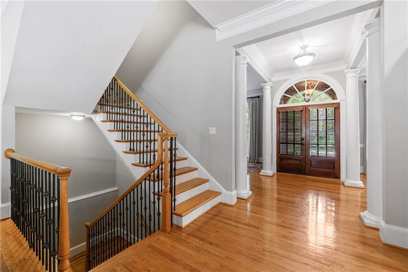 1255 Beech Haven Road Northeast Atlanta, GA 30324 - Photo 13 of 87 a view of entryway with wooden floor and a front door