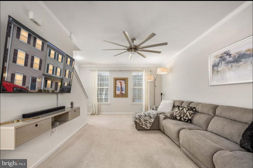 111 Tree Line Drive Fredericksburg, VA 22405 - Photo 13 of 20 a living room with furniture and a book shelf