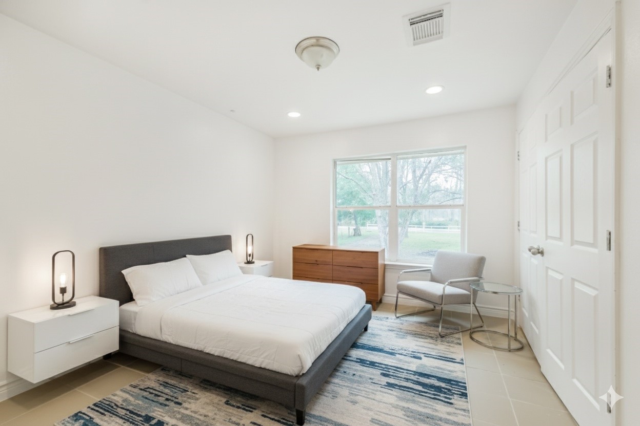 10412 Ehlers Road Conroe, TX 77302 - Photo 3 of 37 a bedroom with a large bed and a window