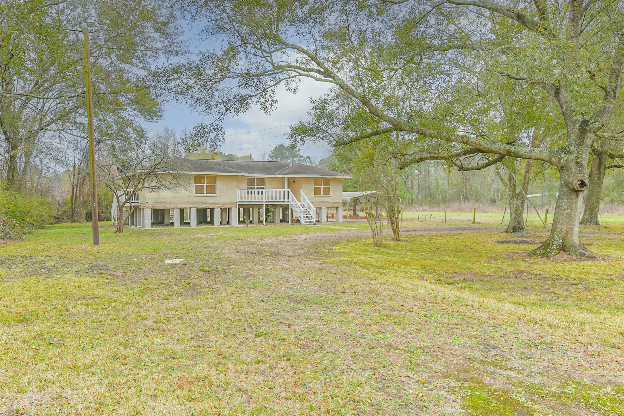 10412 Ehlers Road Conroe, TX 77302 - Photo 33 of 37 a view of swimming pool with outdoor seating and yard