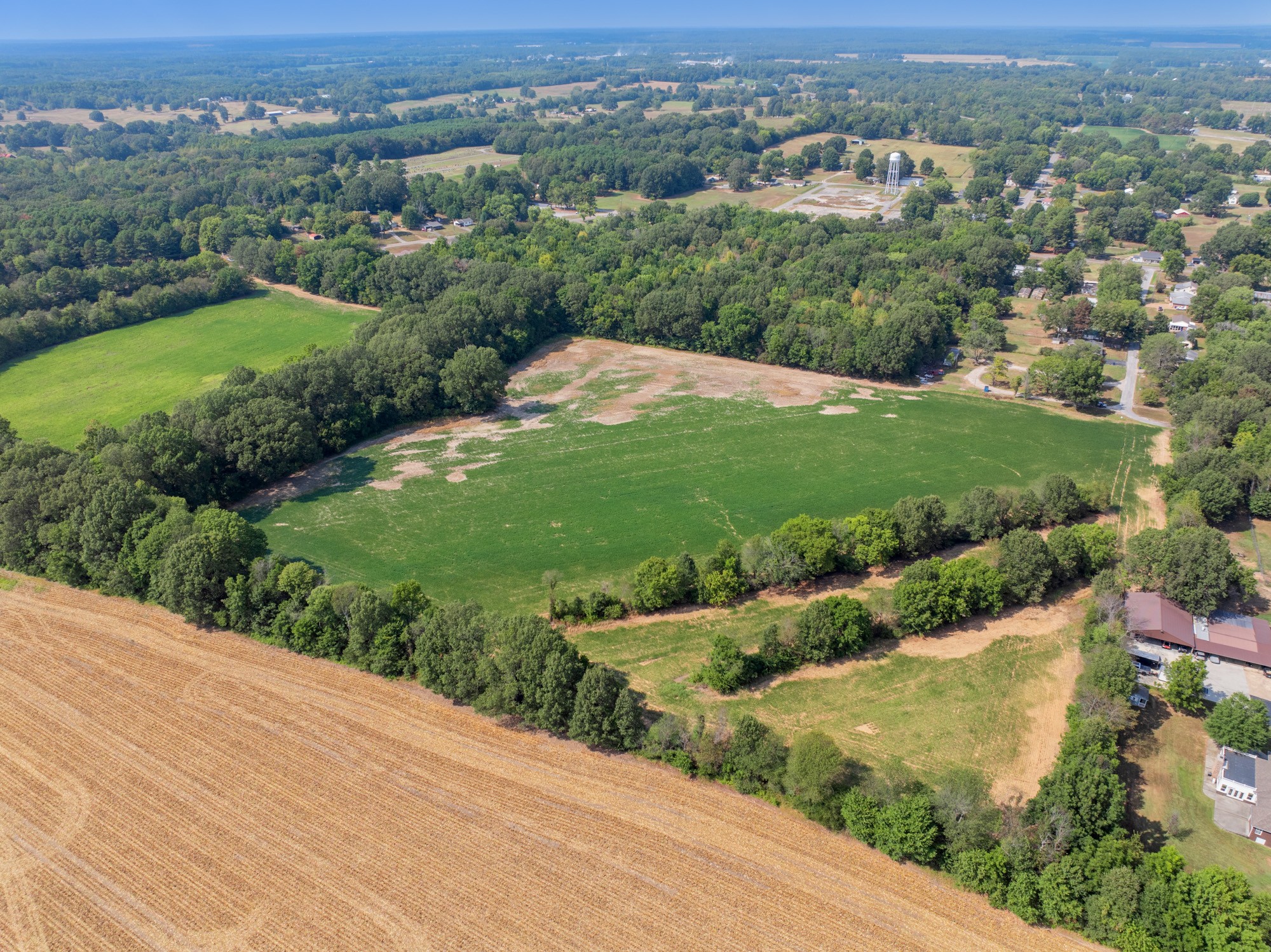 203 Peace And Harmony Road Gleason, TN 38229 - Photo 8 of 24 an aerial view of a houses with a yard