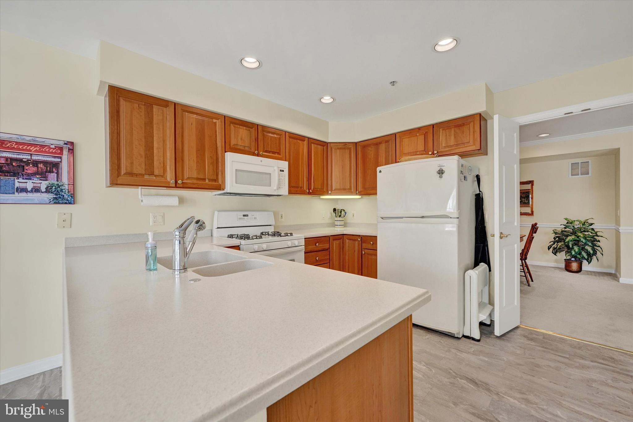 12330 Rosslare Ridge Road, Unit 403 Lutherville-Timonium, MD 21093 - Photo 14 of 33 Double sink, gas stove, recessed lights and more