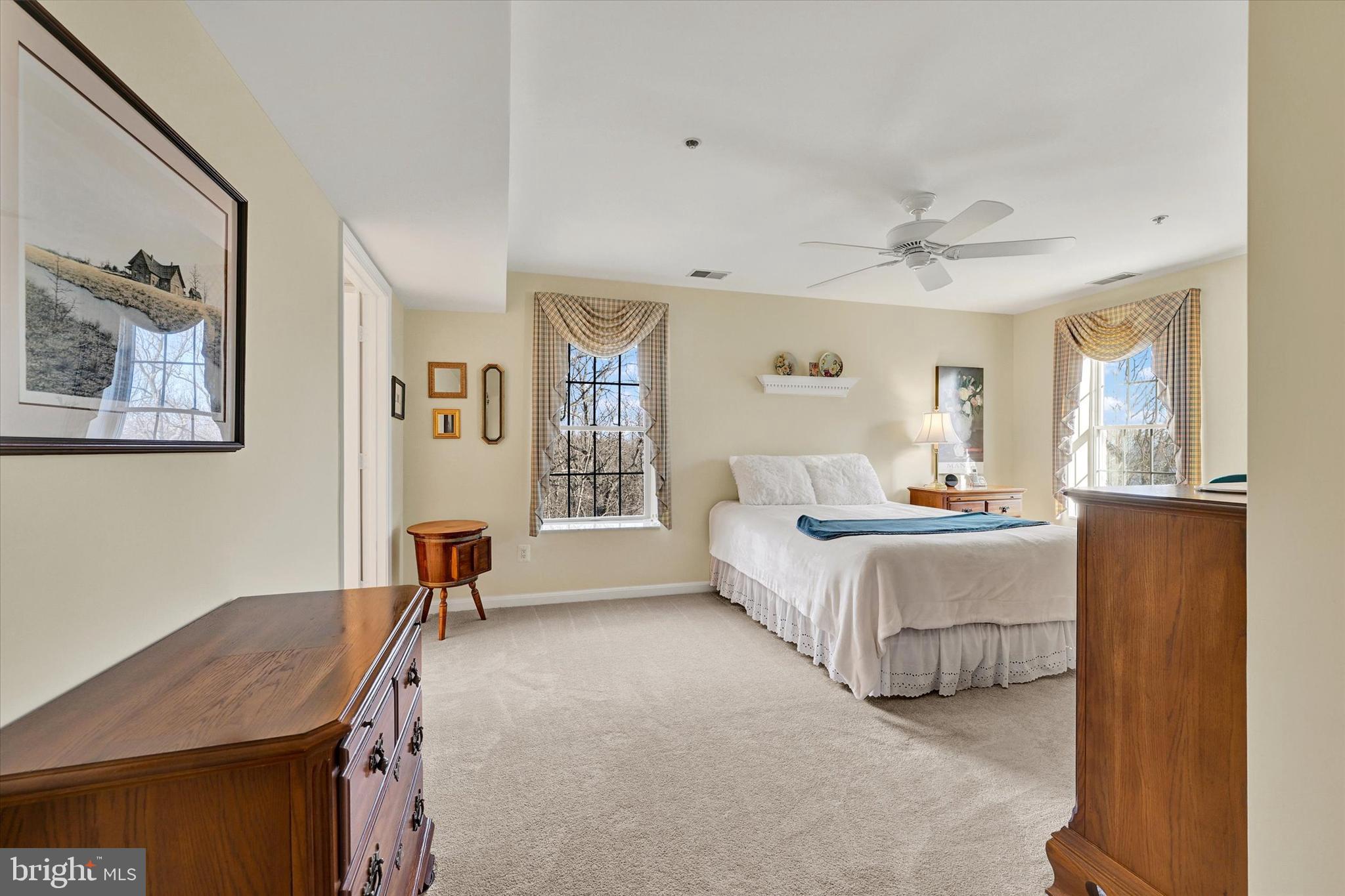 12330 Rosslare Ridge Road, Unit 403 Lutherville-Timonium, MD 21093 - Photo 22 of 33 Primary bedroom with additional windows - end unit