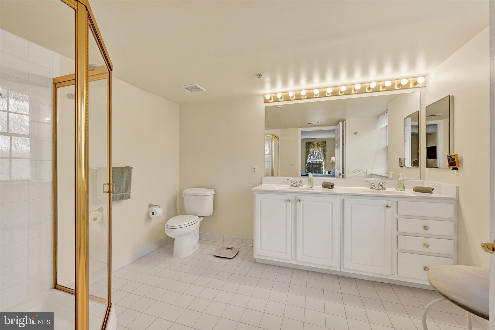 12330 Rosslare Ridge Road, Unit 403 Lutherville-Timonium, MD 21093 - Photo 25 of 33 Primary bathroom w/shower and double sink