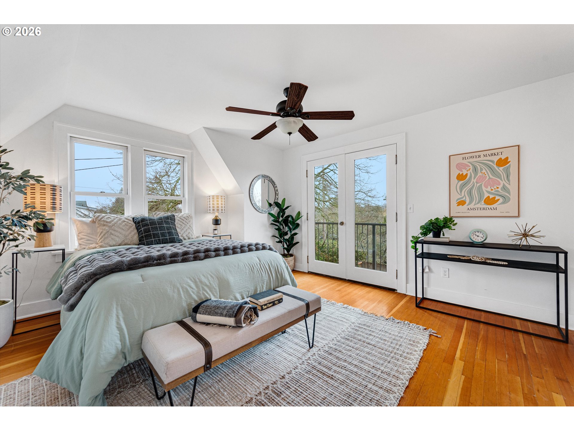 1706 Southeast Knapp Street Portland, OR 97202 - Photo 19 of 43 a living room with furniture and a large window