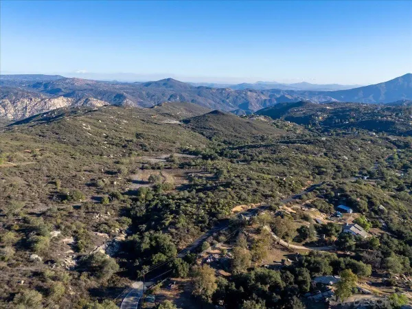 a view of city and mountain