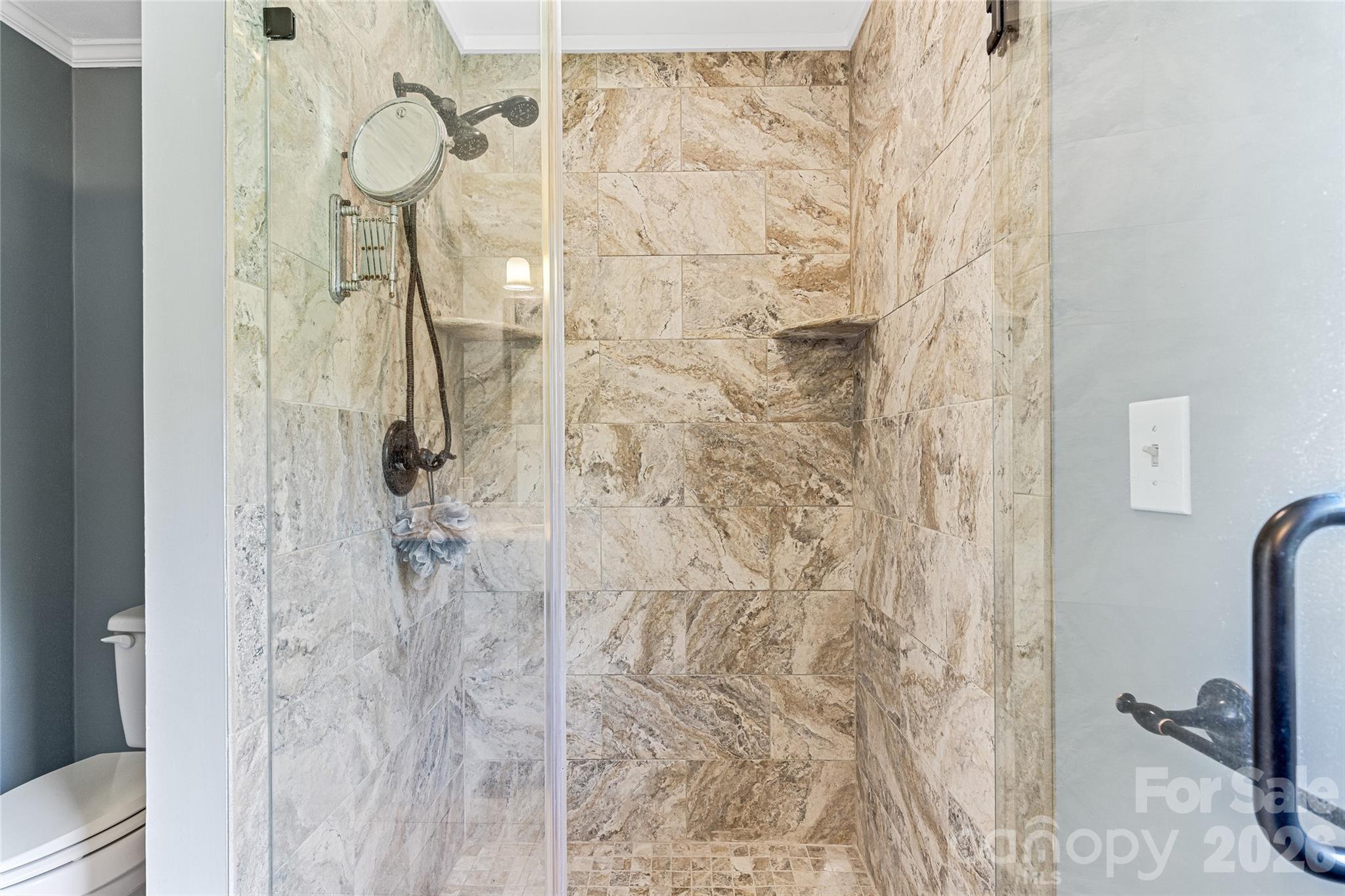 48 Merrell Road Leicester, NC 28748 - Photo 11 of 28 a bathroom with a shower
