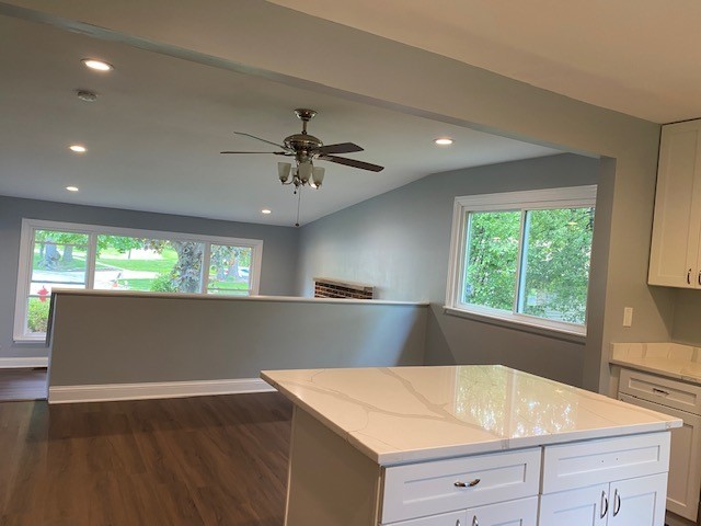 7 Treebark Court Schaumburg, IL 60193 - Photo 13 of 29 a kitchen with a wooden floor and window