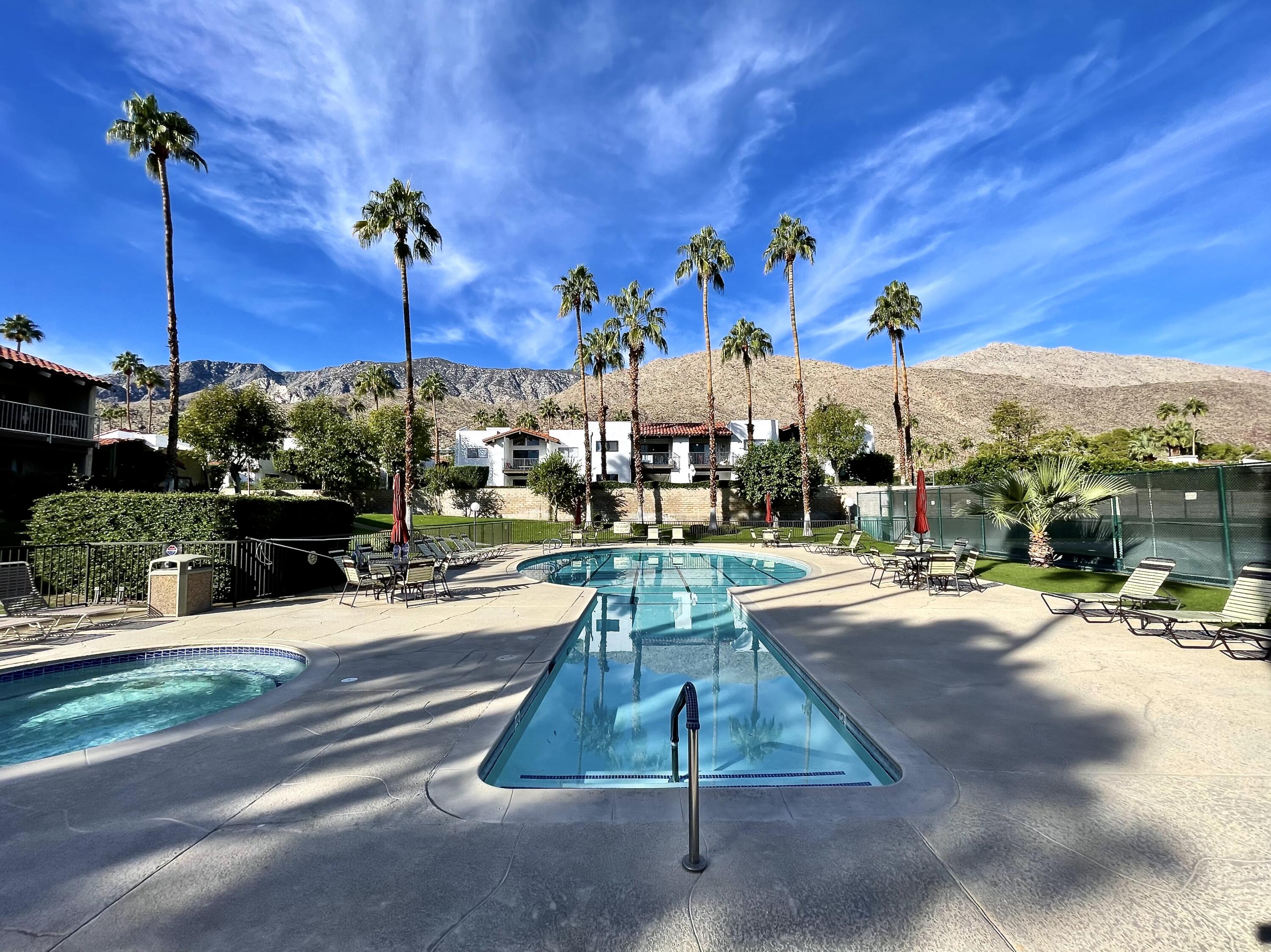 310 East San Jose Road, Unit 110 Palm Springs, CA 92264 - Photo 29 of 34 a view of a basketball court