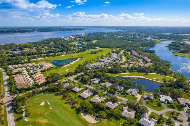 a view of a city with an ocean