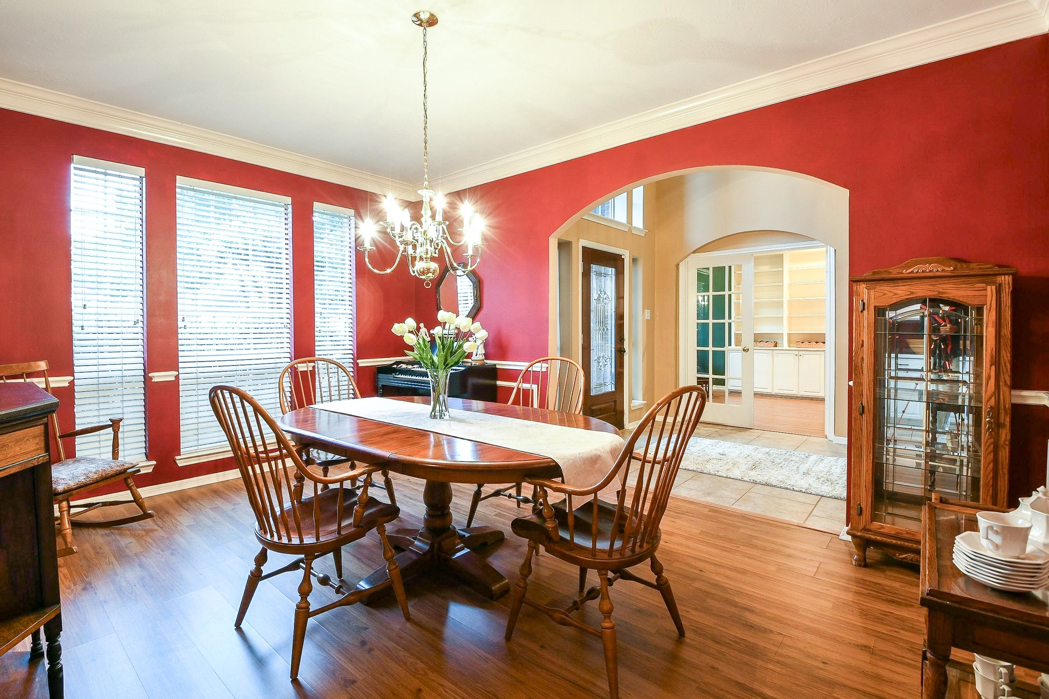 20423 Forest Drive Spring, TX 77388 - Photo 24 of 49 a dining room with furniture window and wooden floor