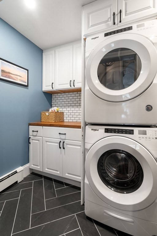 52 O Street, Unit 3 Boston, MA 02127 - Photo 12 of 15 a utility room with sink dryer and washer