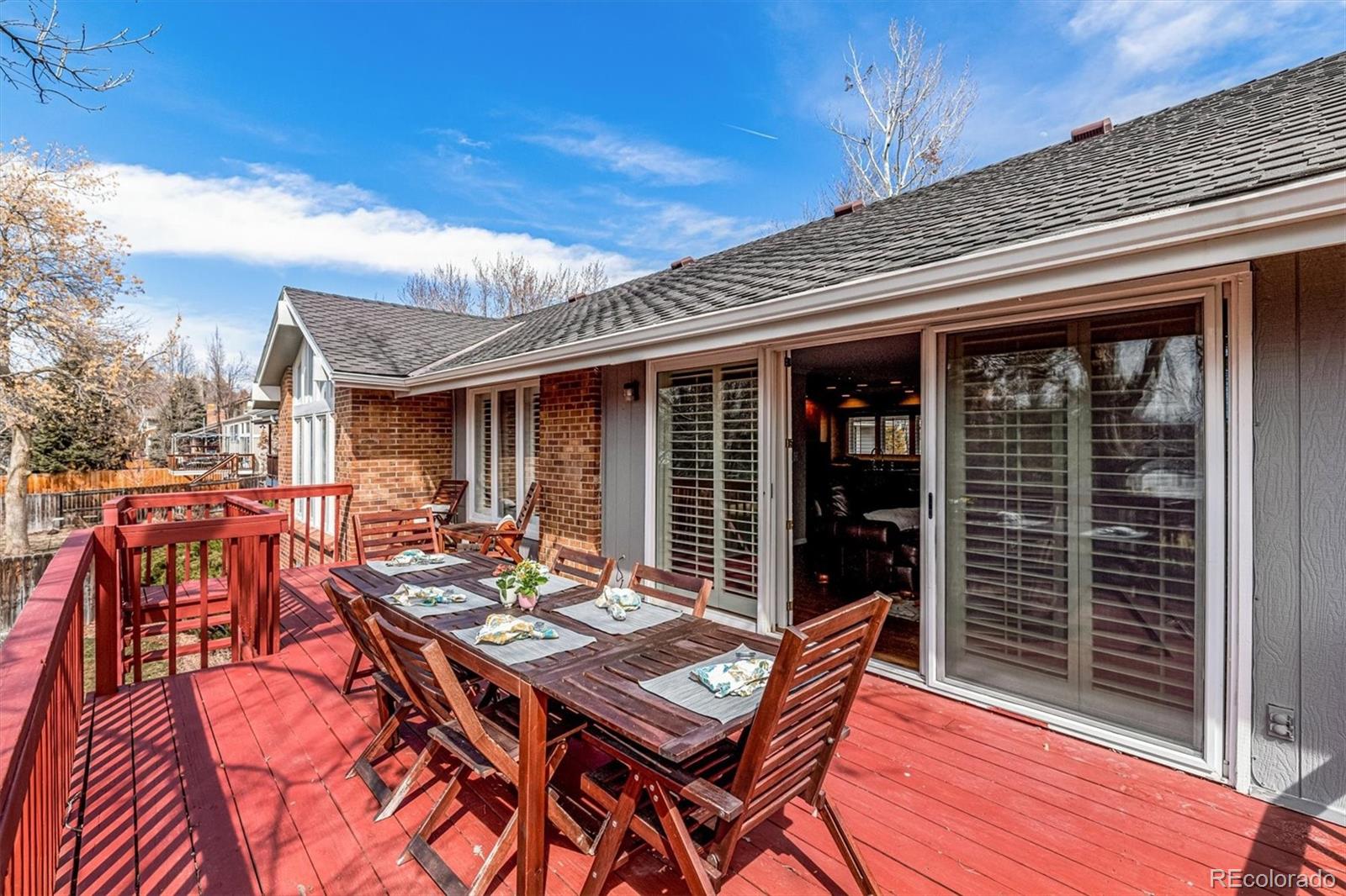 6145 South Eudora Way Centennial, CO 80121 - Photo 28 of 33 a view of a patio with a table and chairs