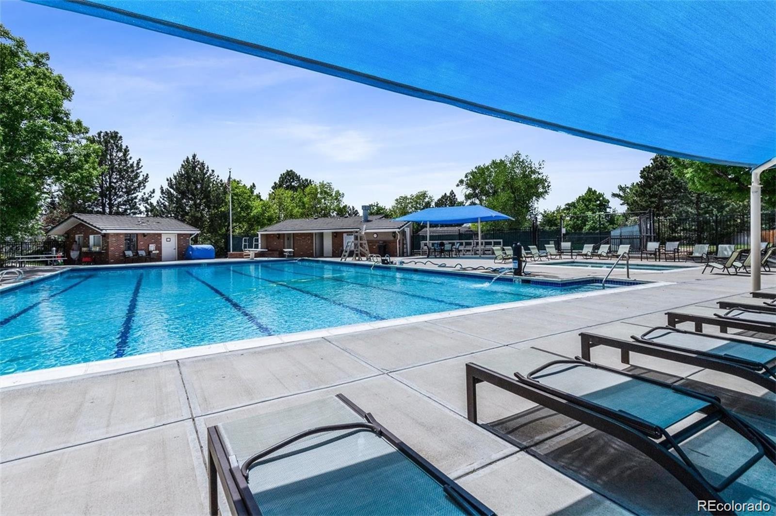 6145 South Eudora Way Centennial, CO 80121 - Photo 31 of 33 swimming pool view with a outdoor seating