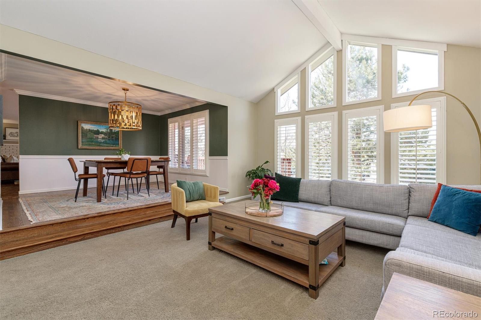 6145 South Eudora Way Centennial, CO 80121 - Photo 7 of 33 a living room with furniture and a large window