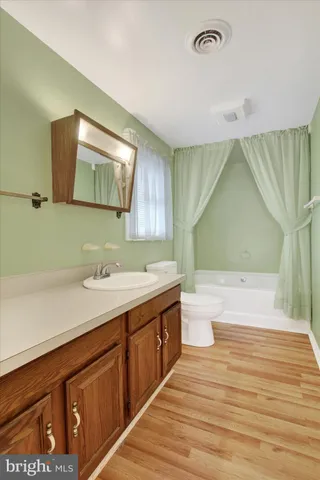 a view of a large window in a room