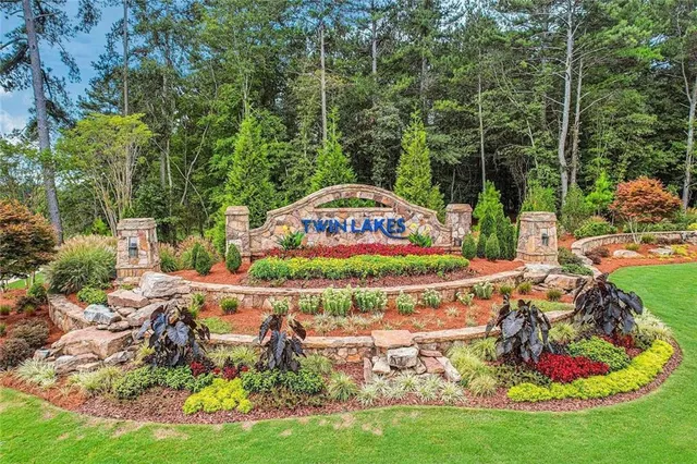 a view of swimming pool with a yard