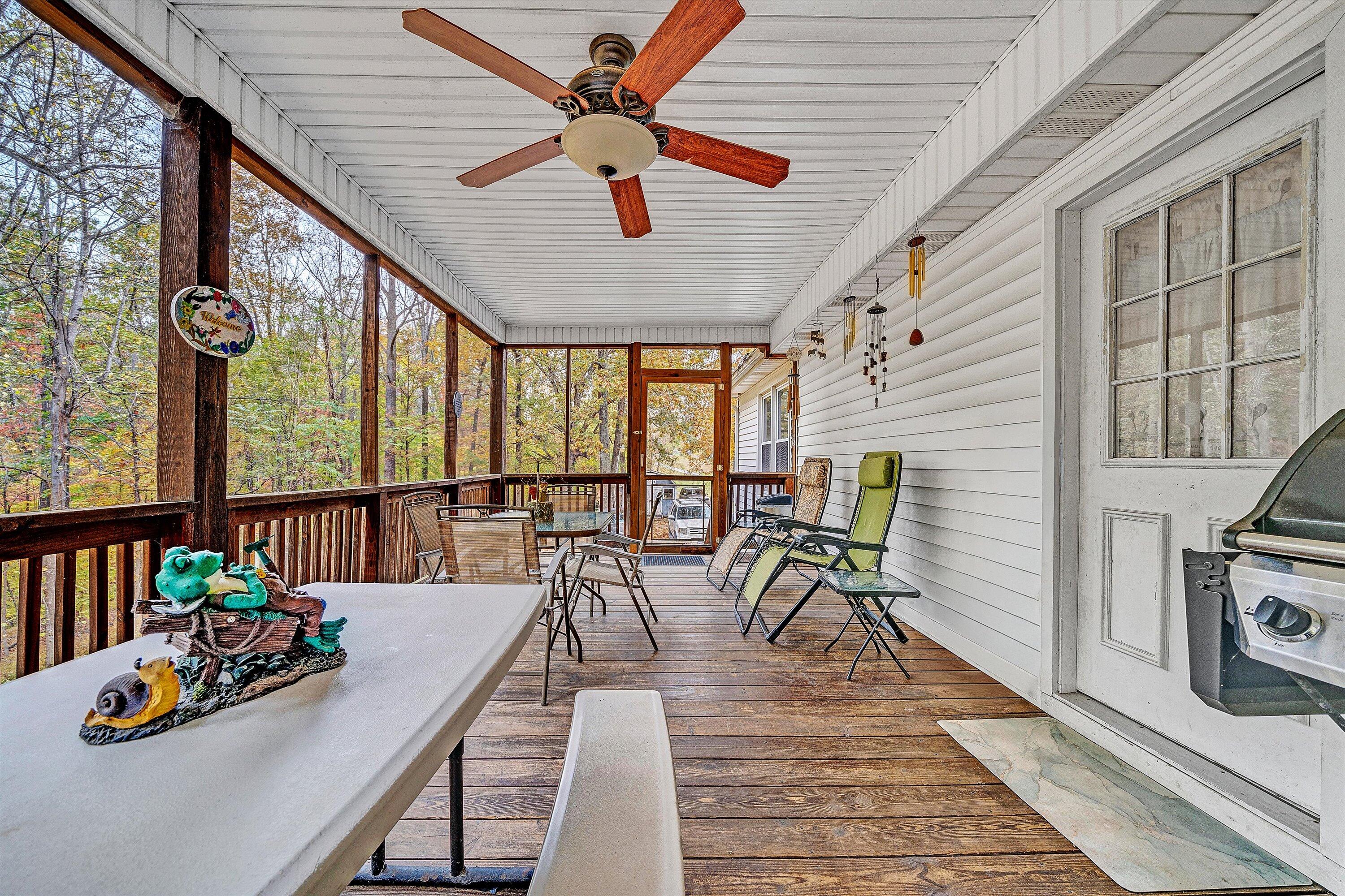 117 Country Lane Thaxton, VA 24174 - Photo 12 of 35 workspace with furniture water view and a large window