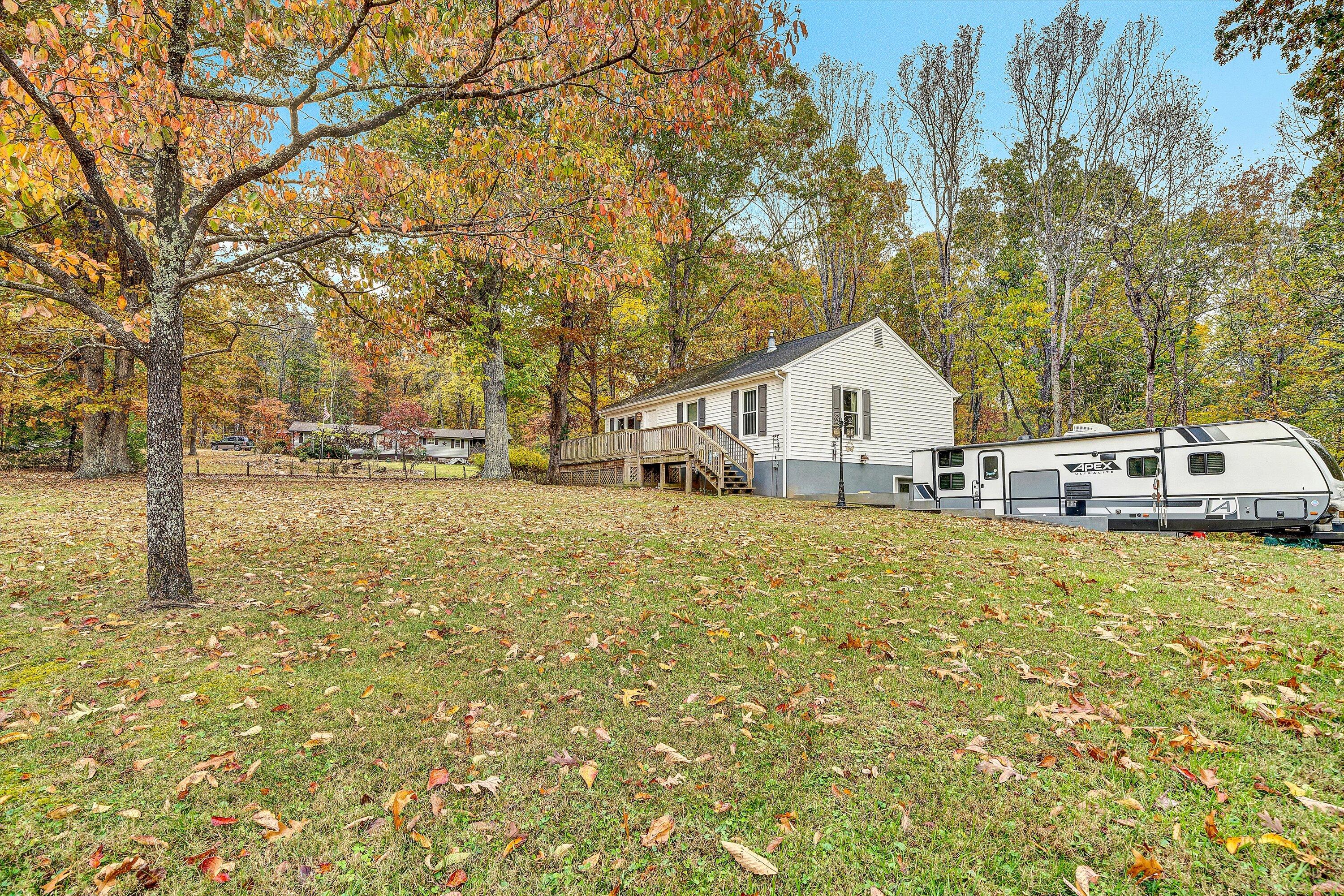117 Country Lane Thaxton, VA 24174 - Photo 33 of 35 a white house that has a tree in front of it
