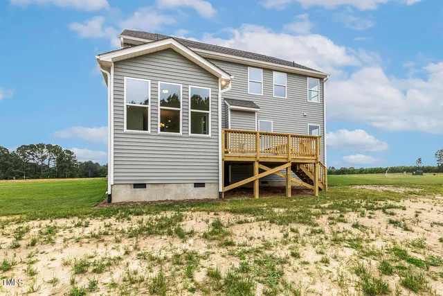 a house view with a garden space