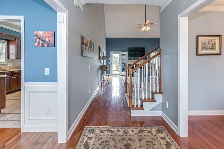 3003 Burts Crossing Springfield, TN 37172 - Photo 3 of 48 a view of entryway and hall with wooden floor