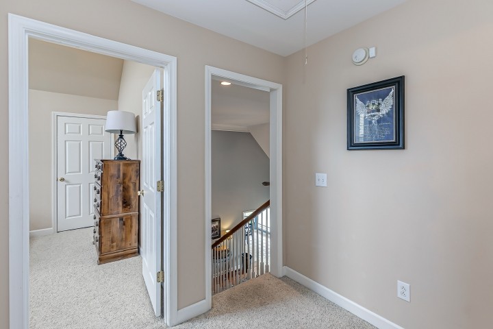 3003 Burts Crossing Springfield, TN 37172 - Photo 33 of 48 a view of a hallway with closet and stairs