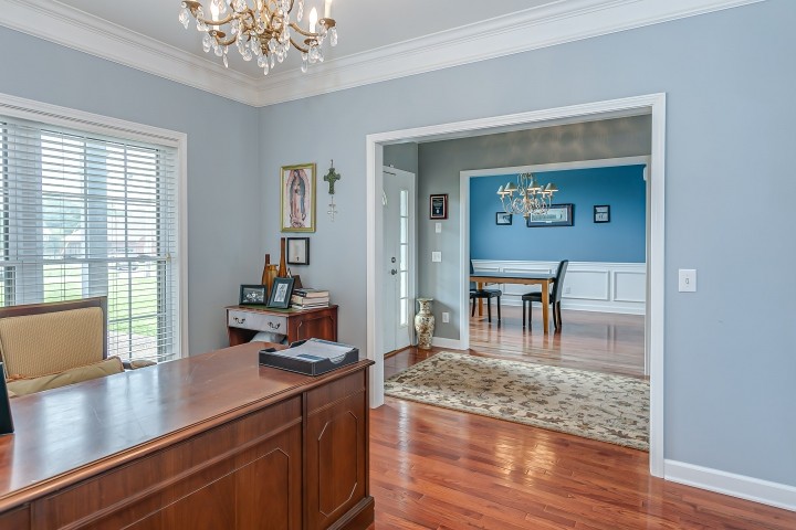 3003 Burts Crossing Springfield, TN 37172 - Photo 6 of 48 a living room with furniture and a wooden floor
