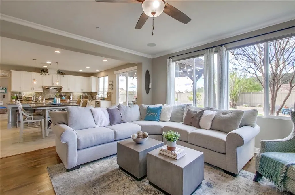 17628 Alva Road San Diego, CA 92127 - Photo 8 of 25 a living room with furniture and a large window