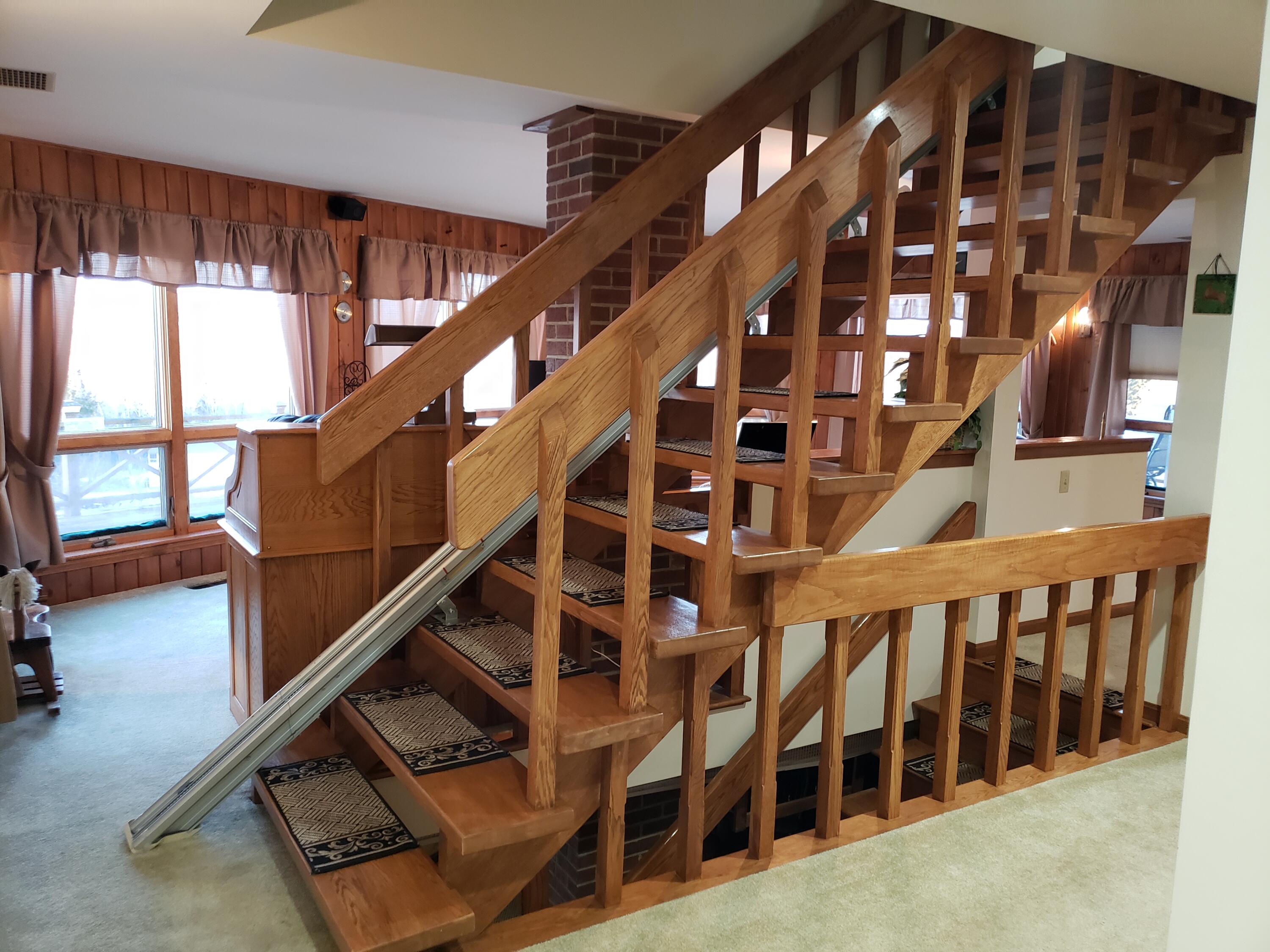 641 Temple Road Wilton, ME 04294 - Photo 37 of 75 Stairs to 2nd floor.