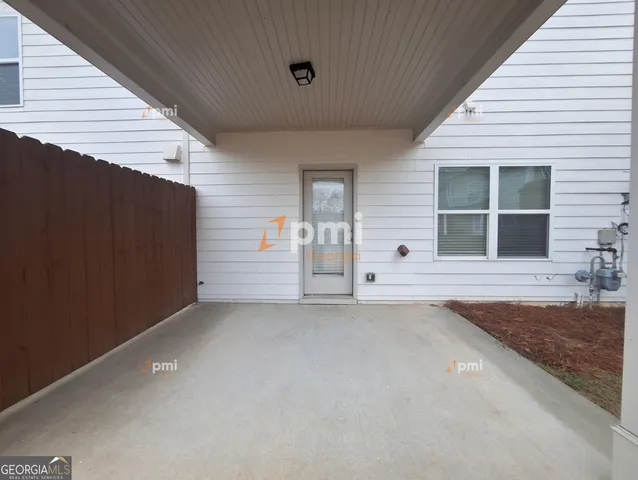 a view of a house with a door