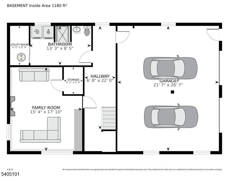 6 Elm Avenue Warren, NJ 07059 - Photo 29 of 29 a picture of a floor plan