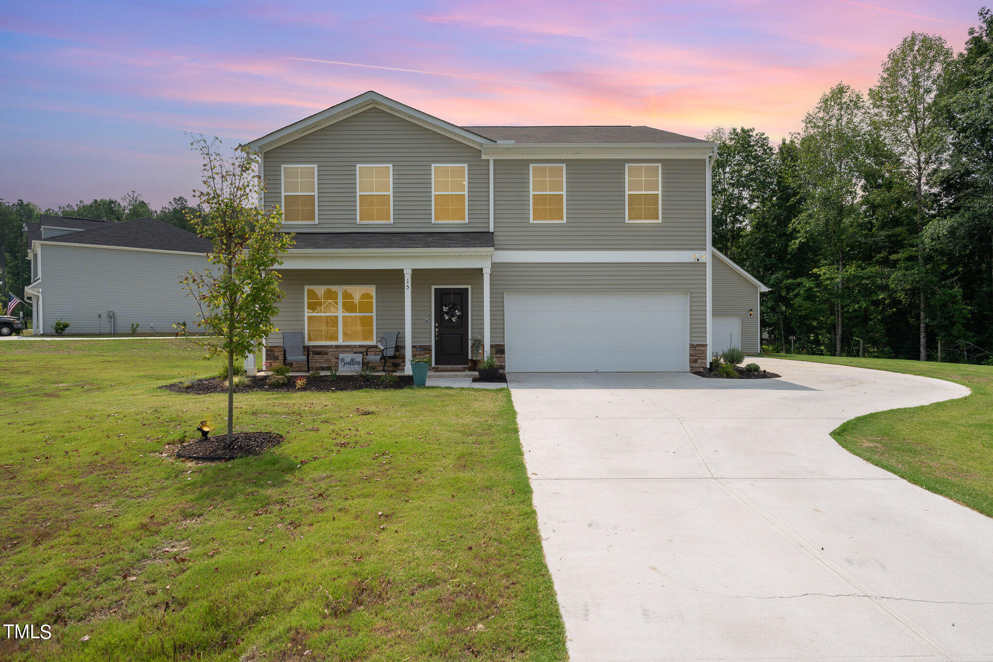 15 New Spring Way Franklinton, NC 27525 - Photo 2 of 41 a front view of a house with a yard
